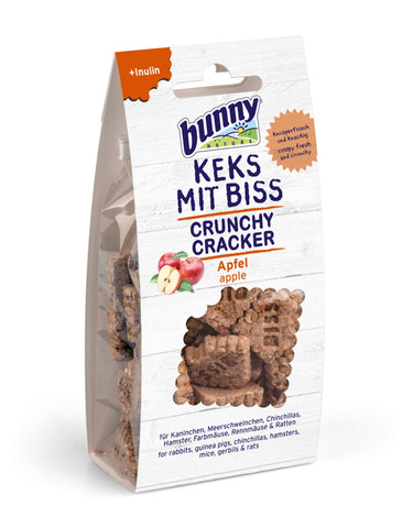 Bunny Nature Crunchy Crackers Apple Treats For Small Pet 50g | Perromart Online Pet Store Singapore