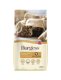 Burgess Chicken & Duck Adult Dry Cat Food 1.5kg | Perromart Online Pet Store Singapore