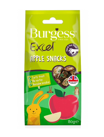 Burgess Excel Apple Small Pets Treat 80g | Perromart Online Pet Store Singapore