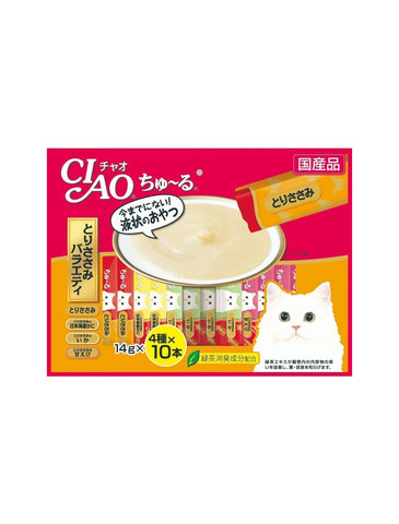 Ciao Churu Chicken Jumbo Mix Cat Treat 14g X 40  | Perromart Online Pet Store Singapore