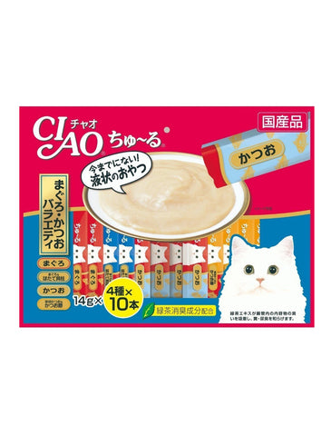 Ciao Churu Tuna Maguro Jumbo Mix Cat Treat 14g X 40  | Perromart Online Pet Store Singapore