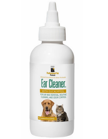 PPP Ear Cleaner with Eucalyptol For Pets 4oz (118ml)