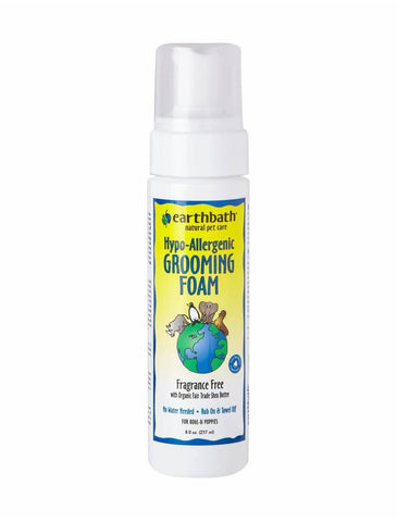 Earthbath Hypo Allergenic Grooming Foam For Dogs ( 222ml )  | Perromart Online Pet Store Singapore