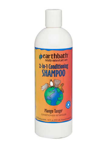 Earthbath Mango Tango 2-in-1 Shampoo & Conditioner For Pets 472ml/3.8ltr | Perromart Online Pet Store Singapore