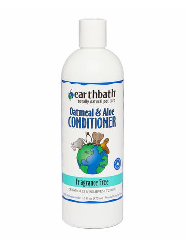 Earthbath Oatmeal & Aloe Fragrance Free Conditioner For Pets 472ml/3.8ltr | Perromart Online Pet Store Singapore