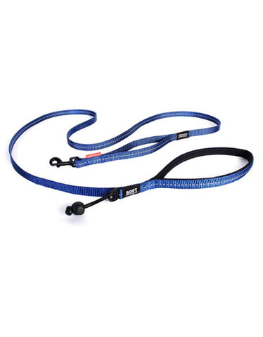 EzyDog Soft Trainer Leash Lite with Traffic Control Blue For Dog | Perromart Online Pet Store Singapore