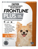 Frontline Plus for Small Dogs < 10kg (2 Sizes)