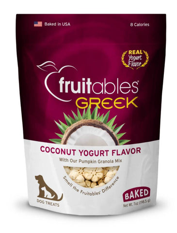 Fruitables Greek Coconut Yogurt Crunchy Dog Treats | Perromart Online Pet Store Singapore