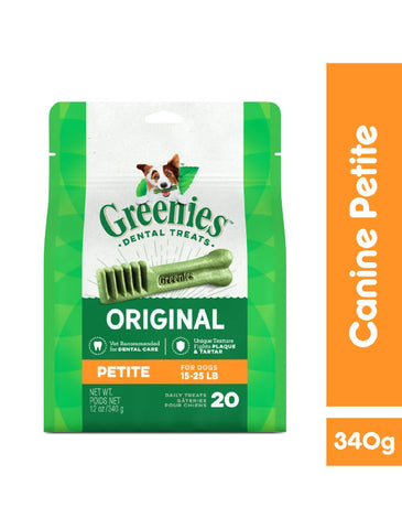 Greenies TreatPak Petite Dental Treats 12oz(340g) (2 Sizes) | Perromart Online Pet Store Singapore