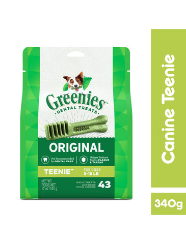 Greenies TreatPak Teenie Dental Treats 12oz(340g) (2 Sizes) | Perromart Online Pet Store Singapore