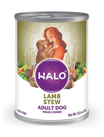 Halo Lamb Stew for Adult Dog Wet Food 13.2oz | Perromart Online Pet Store Singapore