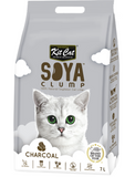 Kit Cat Soya Clump Cat Litter 7L (Charcoal) | Perromart Online Pet Store Singapore