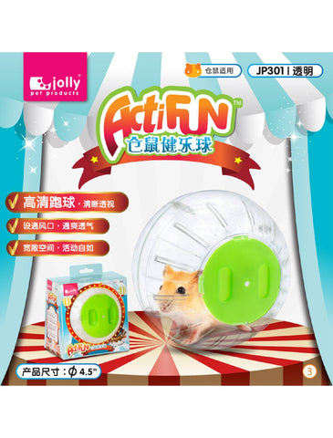 Jolly ActiFun Exercise Ball 4.5" Transparent | Perromart Online Pet Store Singapore