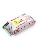 Kit Cat 5 in 1 Cat Wipes 80pcs (Lemon) | Perromart Online Pet Store Singapore