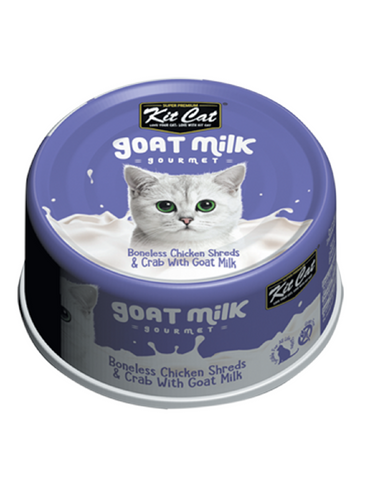 Kit Cat Goat Milk Gourmet Chicken Crab | Perromart Online Pet Store Singapore