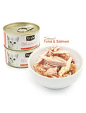 Kit Cat Deboned Tuna & Salmon Toppers Canned Cat Food 80g | Perromart Online Pet Store Singapore