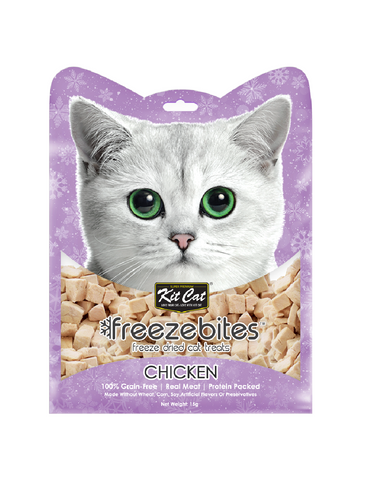 Kit Cat Freeze Bites Chicken Freeze Dried Cat Treats | Perromart Online Pet Store Singapore