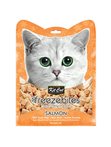 Kit Cat Freeze Bites Salmon Freeze Dried Cat Treats | Perromart Online Pet Store Singapore