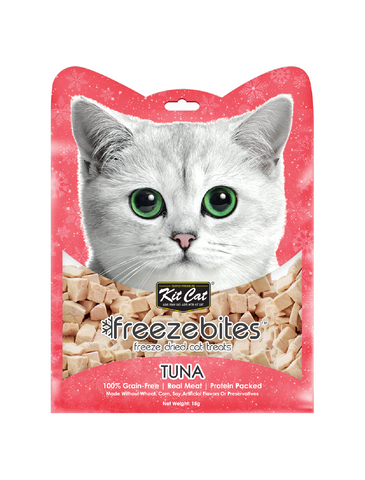 Kit Cat Freeze Bites Tuna Freeze Dried Cat Treats | Perromart Online Pet Store Singapore