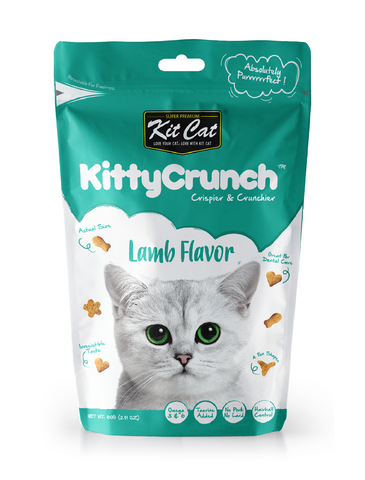 Kitty Krunch Lamb Flavor Crispier & Crunchier Cat Treat ( 60g ) | Perromart Online Pet Store Singapore