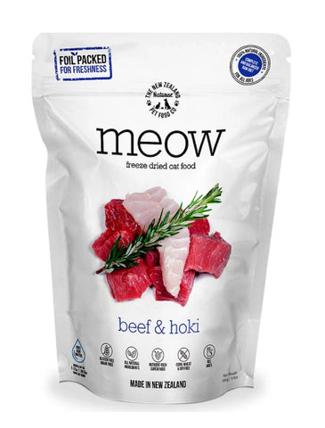 MEOW Freeze Dried Raw Beef & Hoki Cat Dry Food 280g | Perromart Online Pet Store Singapore