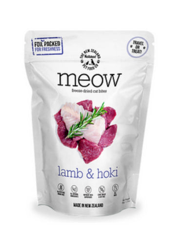 MEOW Lamb & Hoki Freeze Dried Cat Treats 50g | Perromart Online Pet Store Singapore