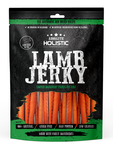 Absolute Holistic Grain Free Lamb Loin Stick Dog Treats 150g | Perromart Online Pet Store Singapore