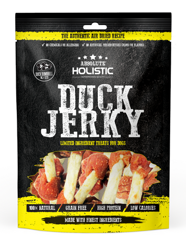 Absolute Holistic Grain Free Duck Dumbbell Dog Treats 100g | Perromart Online Pet Store Singapore