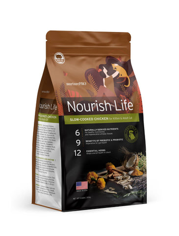 Nurture Pro Nourish Life Chicken Formula for Kittens & Adults (3 Sizes)