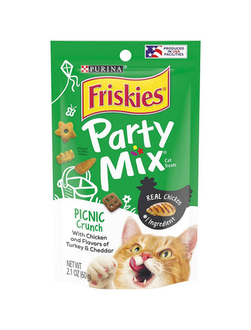 Friskies Party Mix Picnic Crunch Cat Treat 60g | Perromart Online Pet Store Singapore