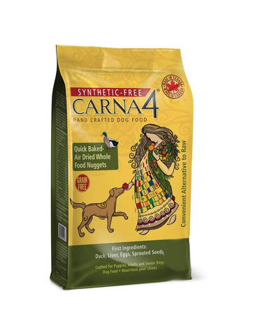 Carna4 Quick-Baked Air Dried Duck Dog Dry Food 3lbs | Perromart Online Pet Store Singapore