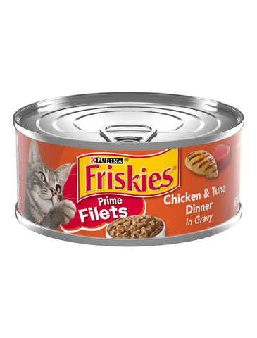 Friskies Prime Filets Chicken Canned Cat Food 156g | Perromart Online Pet Store Singapore