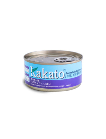 Kakato Tuna and Chicken Canned Pet Food 2 Sizes | Perromart Online Pet Store Singapore