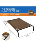 Coolaroo Elevated Dog Bed Nutmeg | Perromart Online Pet Store Singapore