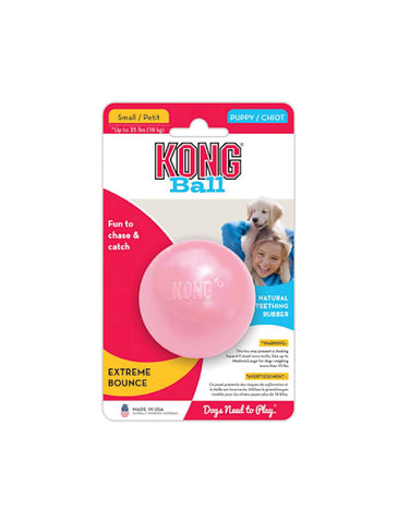 Kong Puppy Ball with Hole Dog Toy (2 Sizes) | Perromart Online Pet Store