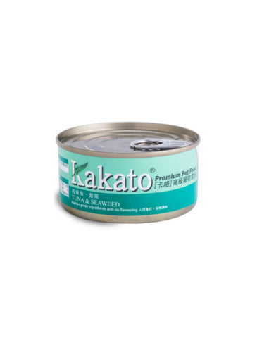 Kakato Tuna and Seaweed Canned Pet Food 2 Sizes | Perromart Online Pet Store Singapore