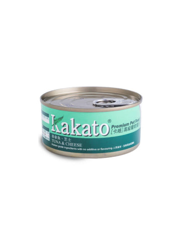 Kakato Tuna and Cheese Canned Pet Food 2 Sizes | Perromart Online Pet Store Singapore