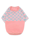 Ohpopdog Heritage Bibik Pink Raglan Shirt for Dogs (6 Sizes) | Perromart Online Pet Store Singapore