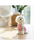 Ohpopdog Heritage Bibik Pink Raglan Shirt for Dogs (6 Sizes) | Perromart Online Pet Store Singapore