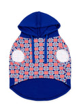 Ohpopdog Heritage Royal Blue Hoodie for Dogs (6 Sizes) | Perromart Online Pet Store Singapore