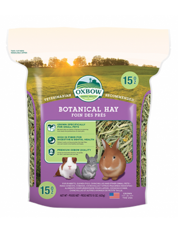 Oxbow Botanical Hay 15oz (425g) for Small Pets