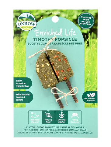 Oxbow Enriched Life Timothy Popsicle For Small Pets | Perromart Online Pet Store Singapore