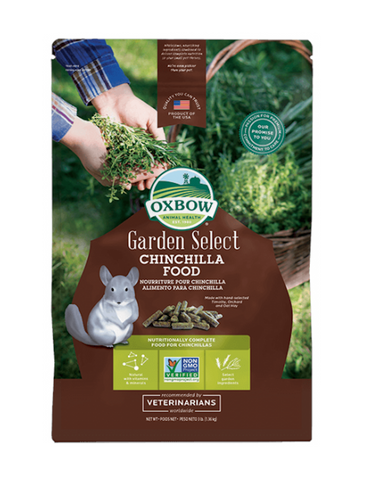 Oxbow Garden Select Adult Chinchilla Food 3lb (1.36kg) | Perromart Online Pet Store Singapore