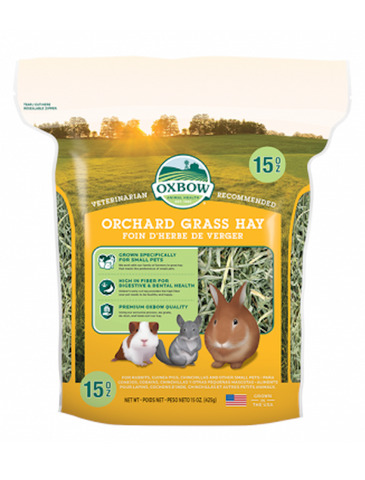 Oxbow Orchard Grass Hay Small Pets Food (3 Sizes) | Perromart Online Pet Store Singapore