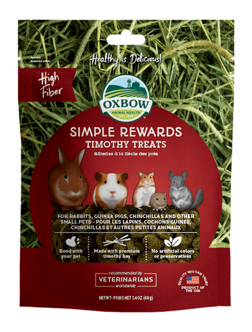 Oxbow Simple Rewards Timothy Treat For Small Pets 1.4oz (40g) | Perromart Online Pet Store Singapore