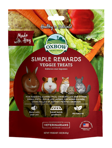 Oxbow Simple Rewards Veggie Treat For Small Pets 3oz (85g) | Perromart Online Pet Store Singapore