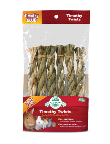 Oxbow Timothy Twists For Small Pets  | Perromart Online Pet Store Singapore