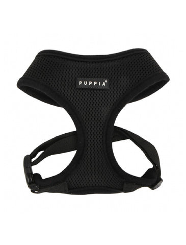 Puppia Black Soft Harness for Dogs (4 Sizes) | Perromart Online Pet Store Singapore