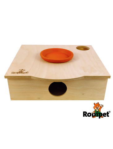 Rodipet Hamster House Maze Davinci with Terracotta 31 x 28cm 6cm | Perromart Online Pet Store Singapore