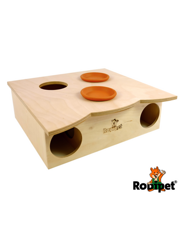 Rodipet Hamster House Maze Davinci with Terracotta 31 x 28cm 7cm | Perromart Online Pet Store Singapore